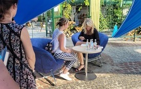 Spotkanie z Joanną Jodełką w Ogrodach Bernardyńskich 8