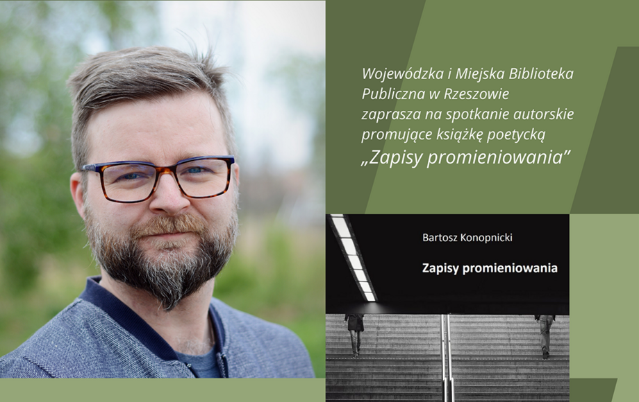 Zdjęcie do Spotkanie autorskie z Bartoszem Konopnickim promujące książkę...