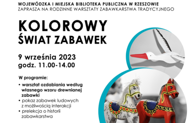 Zdjęcie do &bdquo;Kolorowy świat drewnianych zabawek&rdquo;&nbsp;- rodzinne warsztaty zabawkarstwa tradycyjnego