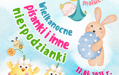 Zdjęcie do „Wielkanocne pisanki i inne niespodzianki”: spotkanie klubu „Relaks dla Malucha”