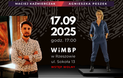 Zdjęcie do Kryminalne gadanie &ndash; spotkanie autorskie z Agnieszką Peszek i Maciejem Kaźmierczakiem