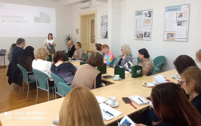 Zdjęcie do Narada dyrektor&oacute;w bibliotek powiatowych, pełniących funkcje powiatowe i bibliotek miejskich &ndash; zlokalizowanych w miastach &ndash; siedzibach powiat&oacute;w&nbsp;
