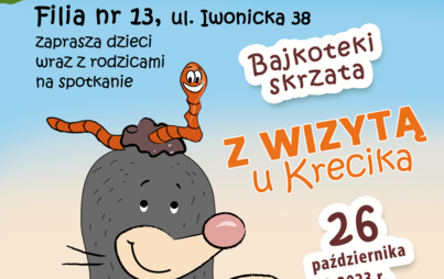 Zdjęcie do &bdquo;Z wizytą u Krecika&rdquo;: spotkanie &bdquo;Bajkoteki Skrzata&rdquo; w Filii nr 13