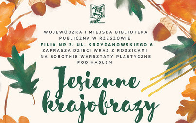 Zdjęcie do &bdquo;Jesienne krajobrazy&rdquo;: warsztaty plastyczne