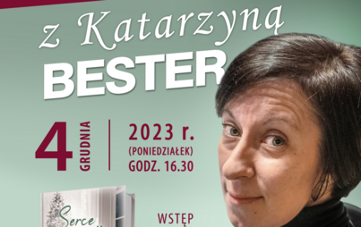 Zdjęcie do Spotkanie autorskie z Katarzyną Bester
