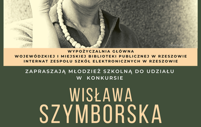 Zdjęcie do &bdquo;Wisława Szymborska: poetka, noblistka: krzyż&oacute;wki i rebusy&rdquo; - konkurs dla młodzieży z Internatu ZSE