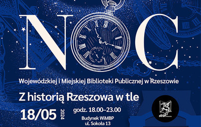 Zdjęcie do Noc Wojew&oacute;dzkiej i Miejskiej Biblioteki Publicznej &bdquo;Z historią Rzeszowa w tle&rdquo; 