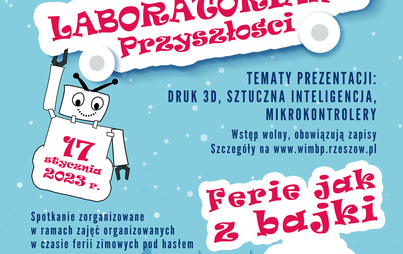 Zdjęcie do Mobilne Laboratoria Przyszłości - warsztaty dla dzieci