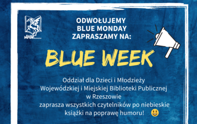 Zdjęcie do Akcja czytelnicza Blue Week