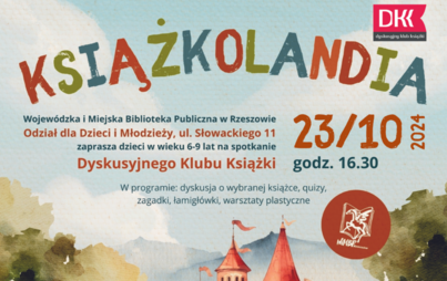 Zdjęcie do Spotkanie Dyskusyjnego Klubu Książki „Książkolandia”