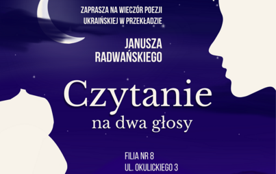 Zdjęcie do Czytanie na dwa głosy – wieczór poezji ukraińskiej | Читання на два голоси – вечір поезії