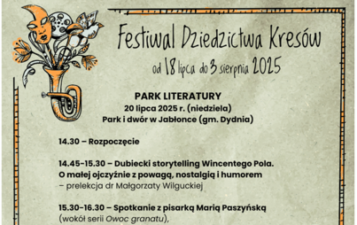 Zdjęcie do Park Literatury w Jabłonce w ramach Festiwalu Dziedzictwa Kres&oacute;w 