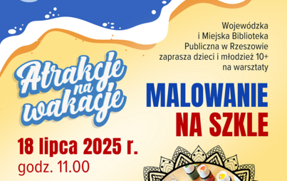 Zdjęcie do Warsztaty malowania na szkle