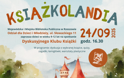 Zdjęcie do Spotkanie Dyskusyjnego Klubu Książki &bdquo;Książkolandia&rdquo;