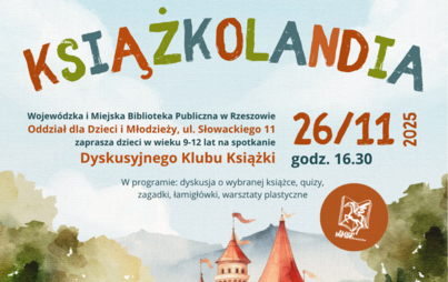 Zdjęcie do Spotkanie Dyskusyjnego Klubu Książki Książkolandia