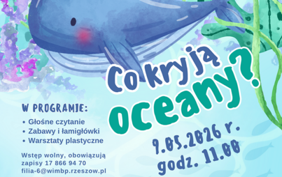 Zdjęcie do &bdquo;Co kryją oceany?&rdquo; &ndash; spotkanie z cyklu &bdquo;Relaks dla malucha&rdquo;