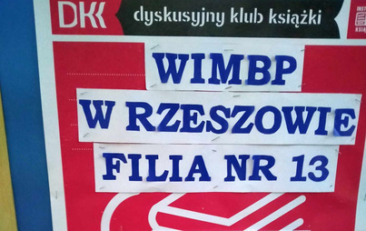 Zdjęcie do &bdquo;W cieniu motyla&rdquo; Marta Sienkiewicz &ndash; spotkanie DKK &rdquo;Fani Literatury&rdquo; w Filii nr 13 w Rzeszowie