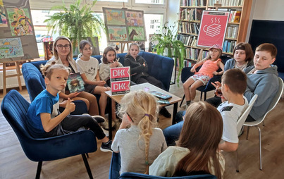 Zdjęcie do &quot;Jak to się zaczęło? Mity o powstaniu świata&quot; Renata Piątkowska - spotkanie DKK dla dzieci w Krośnie 