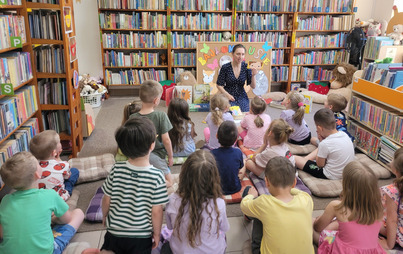 Zdjęcie do Relacja ze spotkania DKK Bajkomilusie Filia nr 16 Wojew&oacute;dzkiej i Miejskiej Biblioteki Publicznej w Rzeszowie