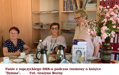 Zdjęcie do Spotkanie DKK w Ropczycach wok&oacute;ł książki "Dymna" Elżbiety Baniewicz 