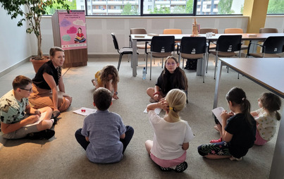 Zdjęcie do Spotkanie DKK dla dzieci w Stalowej Woli o książce ennifer Bell &bdquo;Podr&oacute;ż w nieznane. Wonderscape&rdquo;.