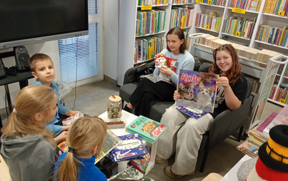 Zdjęcie do Spotkanie DKK dla dzieci w Lubeni o książce &bdquo;Laboratorium smak&oacute;w&rdquo; Michała Rusinka