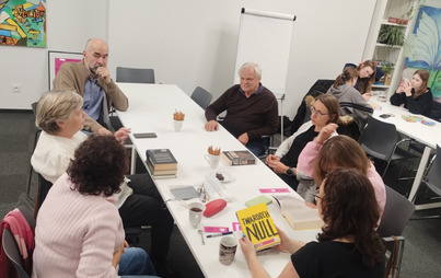 Zdjęcie do Spotkanie DKK w Mielcu o książce "Null" Szczepana Twardocha