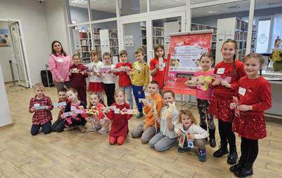 Zdjęcie do Walentynkowe spotkanie Dyskusyjnego Klubu Książki dla dzieci w GBP w Pysznicy