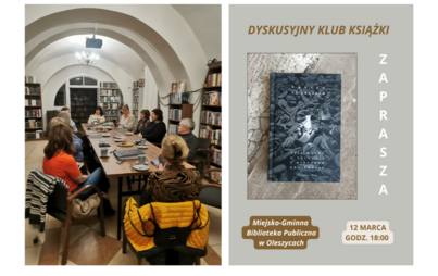 Zdjęcie do Spotkanie DKK o książce "Taniec na gruzach. Nina Novak w rozmowie z Wiktorem Krajewskim"