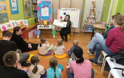 Zdjęcie do Spotkanie DKK &bdquo;Bajkoteka&rdquo; w Oddziale dla Dzieci i Młodzieży WiMBP w Rzeszowie o książce &bdquo;Kolorowy potw&oacute;r&rdquo; Anny Llenas