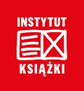Logotyp Instytutu Książki zwierający napis Instytut Książki oraz ikonkę książki