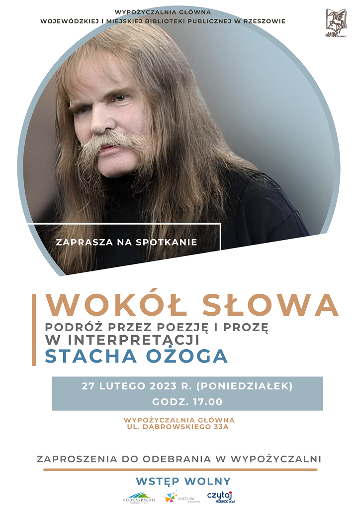 Zdjęcie starszego mężczyzny z długimi włosami i wąsami
