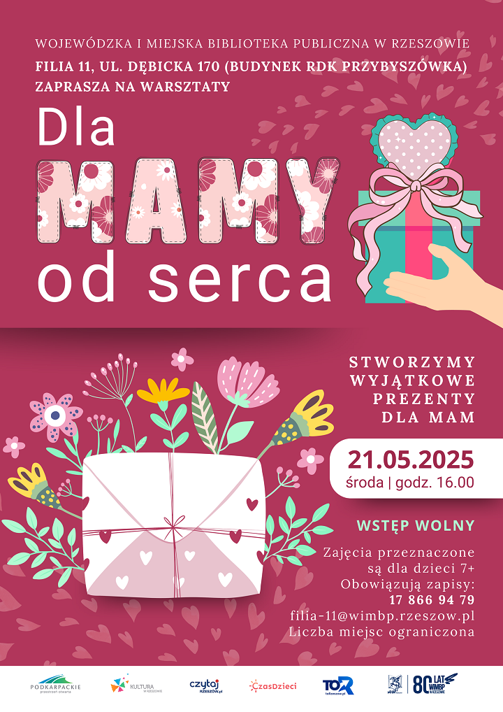 Dłonie trzymające pudełko prezentowe. Serduszka. Koperta z bukietem kwiatów. 