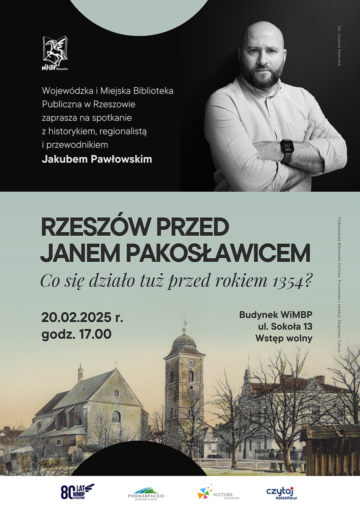 Mężczyzna na czarnym tle. Stara pocztówka z widokiem