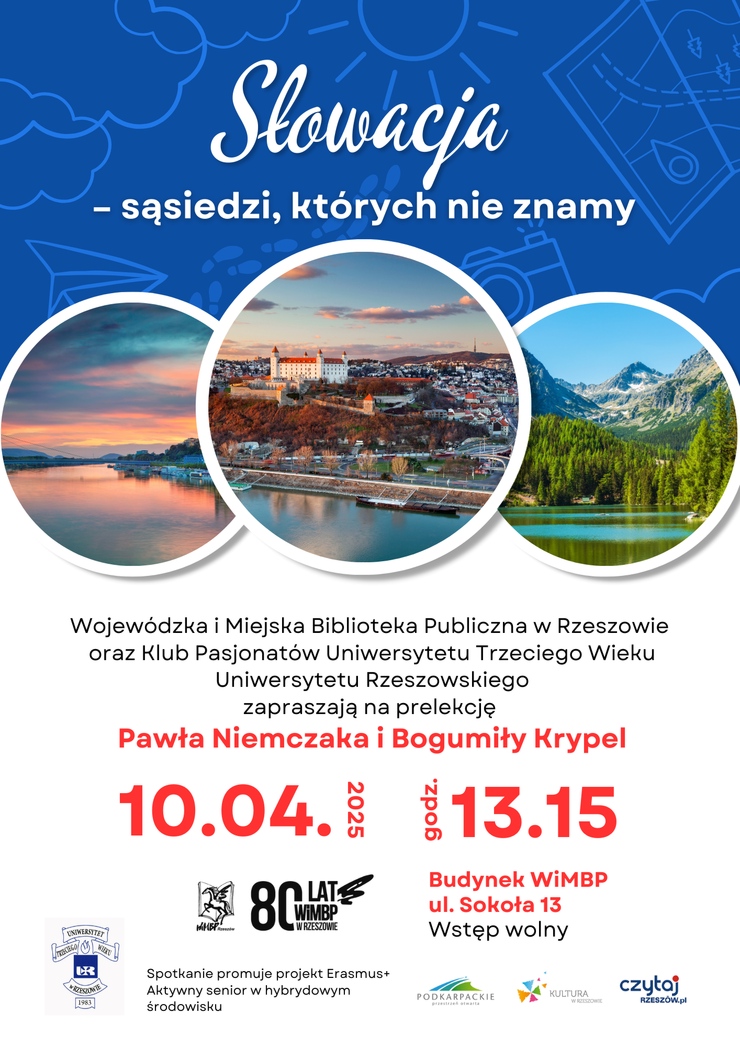 Zdjęcia przedstawiające Słowację. 