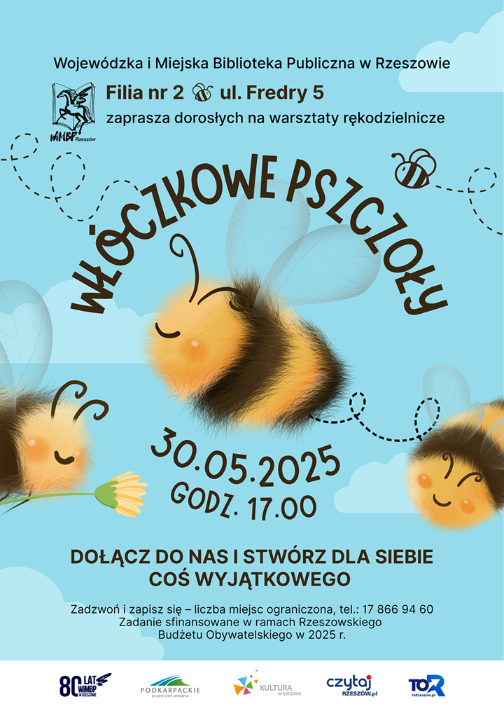 Trzy pszczółki i kwiaty. 