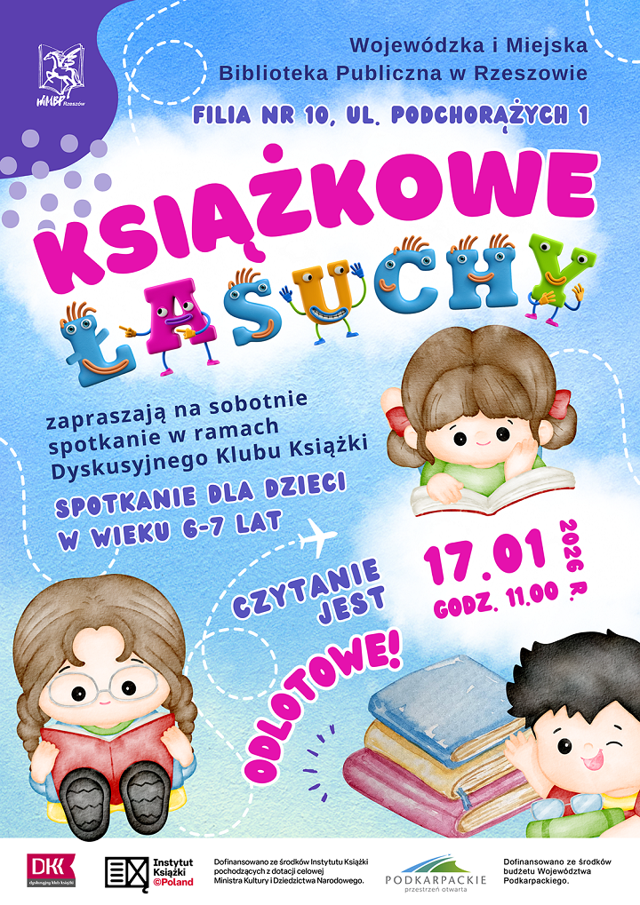 Tr&oacute;jka dzieci z&nbsp;książkami. 