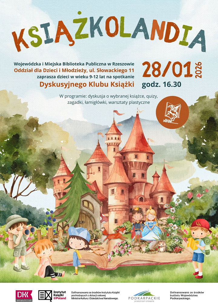 Zamek, księżniczka i&nbsp;książę w&nbsp;ogrodzie. Dzieci i&nbsp;zwierzęta.